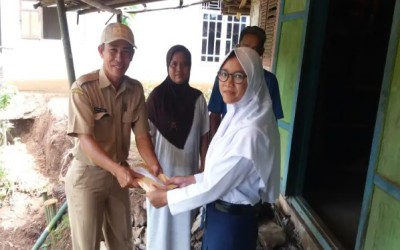 SANTUNAN BENCANA KORBAN LONGSOR DAN ANGIN PUTING BELIUNG